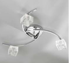 Saint mossi lampadario classico in lampadari moderni lampadario da soffitto lampadario moderno lampada plafoniera 3 x e26 e27 60w non incluse classe di efficienza energetica a 3 8 su 5 stelle 297. Lampadario Moderno Acciaio Cromo Cristallo Plafoniera Soffitto Cucina Bagno Ecc Ebay Lampadari Moderni Soffitti Cucina Plafoniera