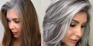 The color effect is applied by masters with a set of coloring shades that smoothly change. Colorist Jack Martin Breaks Down A Gray Hair Color Transformation Allure