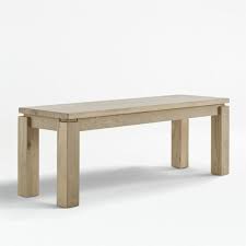 Calistoga indoor/outdoor 72 concrete & acacia dining table. Buy Stylish Wooden Dining Benches Online Crate And Barrel Uae