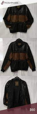 Authentic Adler Since 1955 Two Tone Leather Coat Leather Coat Black And Brown Clothes Design