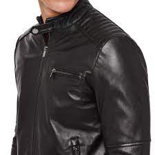 Blackheath Black Biker Soft Leather Jacket Leather Jackets Politix
