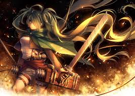 A collection of the top 70 attack on titan wallpapers and backgrounds available for download for free. Hd Wallpaper Anime Crossover Attack On Titan Girl Green Eyes Green Hair Wallpaper Flare