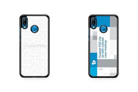 Huawei P20 Lite 2d Pc Colored Case Mockup Free Psd Mockup Bottle Mockup