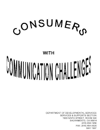 Clients With Communication Challenges By Dds Development Challenges Developmental Disabilities