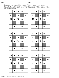 Free Printable 1st And 2nd Grade Math Games Fun Math Worksheets Maths Puzzles 1st Grade Math Games