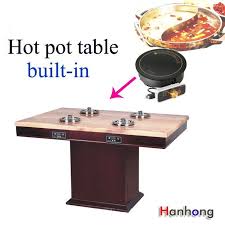 Shabu Shabu Hot Pot Table With Induction Cooker Hot Pot Induction Cooktop Kitchen Equipment