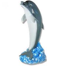 This spectacular outdoor dolphin fountain is meticulously sculpted by hand and cast by the lost wax method, one at a time, ensuring exceptionally fine. Animals Dolphin Life Size Full Color 65in High Fiberglass