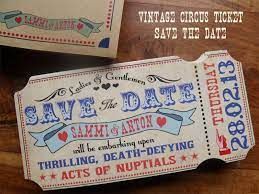 Save The Date Carnival Wedding Theme Carnival Wedding Circus Wedding