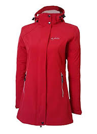 Dry Fashion Damen Softshell Mantel Sylt Tailliert Regenmantel Regenjacke Farbe Rot Grosse 52 Softshellmantel Fur Damen Softshell Mantel Regenjacke Regenmantel