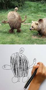 Dad Shows What Kid S Drawings Would Look Like In Real Life And They Re Terrifying Drawing For Kids Childrens Drawings Funny Drawings