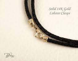 Thanks For The Great Review Bashayer Http Etsy Me 2yspzbu Etsy Jewelry Necklace Blac Leather Corded Necklace Braided Leather Mens Leather Necklace