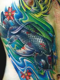 Koi Side Piece By Aric Taylor Inkedmagazine Koi Fish Tattoo Inked Ink Tattoos Body Art Tattoos Weird Tattoos Great Tattoos