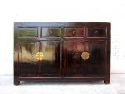 Maybe you would like to learn more about one of these? China Sideboard Kommode Schwarz Lackfinish Kolonialstil Pinie