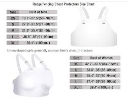 Radge Mens Plastic Fencing Chest Protector