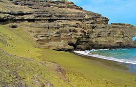 Papakolea beach is a green sand beach at mahana bay and one of the truly magical hawaii beaches. Papakolea Green Sand Beach Hawaii