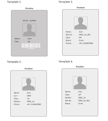 Upload your own photos, resize elements, change color schemes and fonts and make any other changes you see fit. Online Teacher Student Id Card Maker Simple Design Template Format