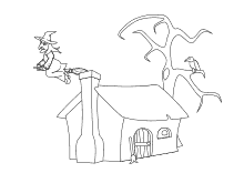 Ein hübsches junges mädchen namens goldmarie lebt in einem kleinen dorf, wo sie für ihre stiefmutter und ihre stiefschwester den. Ausmalbilder Halloween Kurbis Gespenster Hexen Vampire Monster Zombie Gruseln