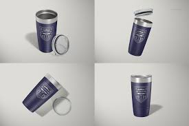 Download 20oz Stainless Steel Tumbler Mockup On Behance