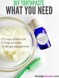 homemade toothpaste recipe without