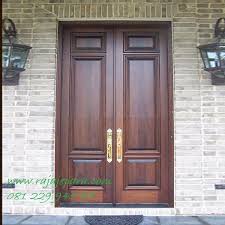 Jika dipasang berdekatan dengan kusen. Pintu Rumah 2 Pintu Minimalis Rajajepara Com