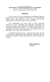 More filipino words for lawlessness. Pnp Master Plans