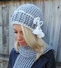 Nordic Tassel Crochet Pattern Crochet Hat Pattern Crochet Etsy Crochet Hat Pattern Crochet Hats Scarf Crochet Pattern