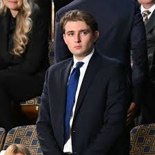 Barron Trump, 19, Breaks Cover for Dad's Big Night