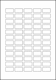 Use these templates only if you know your printer is compatible with these labels. 30mm X 15mm Labels A4 Sheets 60 Per A4 Sheet Eu30117