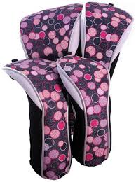 Hunter Ladies 4 Piece Headcover Sets Champagne Bubble Golf Accessories Ladies Taylormade Golf Champagne Bubbles