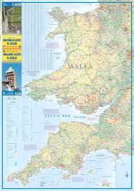 Engeland kaart/map met alle dorpen en steden op een landkaart met mogelijkheid om in of uit te zoomen. Wegenkaart Landkaart Wales South Of England Zuid Engeland Itmb 9781771292566 Reisboekwinkel De Zwerver