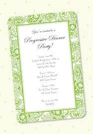 Progressive dinner parties are a fun way to split up the effort of hosting. Tattoo Green Invitation Progressive Dinner Party Progressive Dinner Dinner Party Invitations