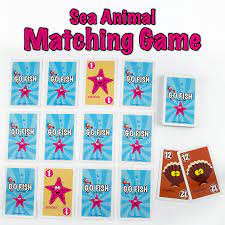 Go Fish Card Game For Kids Card Games For Kids Fishing Cards Card Games