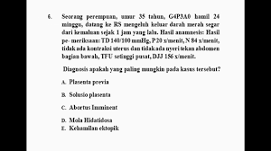 Soal latihan un (unbk) sma tahun 2020 (2019/2020). Video Pembahasan Soal Ukom Bidan 2019 Topik Kehamilan 1 Youtube