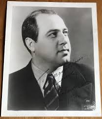 Tenor Richard Crooks Autograph Photo