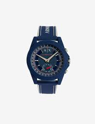 An armani exchange axt1023 hybrid smartwatch! Armani Exchange Armani Exchange Silicone Hybrid Smartwatch Hybrid Watch For Unisex A X Online Store