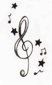 Music tattoos design with hawaiian flower tattoo for women on shoulder. Music Notes And Stars Music Notes Tattoo Music Tattoos Music Tattoo Designs