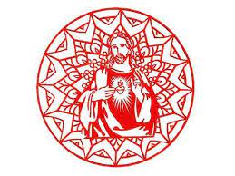 Veja mais ideias sobre sagrado coração de jesus, coração de jesus, sagrada. Cod 5333 Vetor Vector Mandala Sagrado Coracao De Jesus Ref 40 Youtube