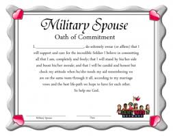Although widely considered less meaningful than an achievement medal or other. Ilitary Spouse Oath Of Committment Military Spouse Army Wife Life Military Wife Life