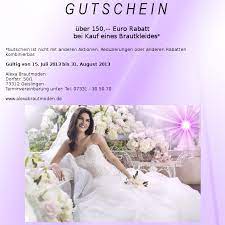 Maybe you would like to learn more about one of these? Erhalten Sie Einen Rabatt Von 150 Euro Fur Ihr Hochzeitskleid Bei Alexa Brautmoden