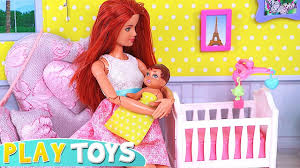 4.4 out of 5 stars with 9 ratings. Barbie Girl Is Babysitter For Baby Doll And Doggy Play Toys Stories For Kids Youtube
