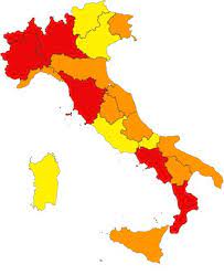 I tassi delle terapie intensive sarebbero calati dal 37% al 28%. Zona Rossa Zona Arancione E Zona Gialla La Mappa Dell Italia Regione Per Regione Corriere It