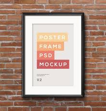 Poster Frame Psd Mockup Responsive Joomla And Wordpress Themes Poster Frame Poster Mockup Frame Mockup Free