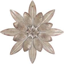 Galvanized Metal Flower Wall Decor Metal Flower Wall Decor Metal Flowers Rustic Metal Decor