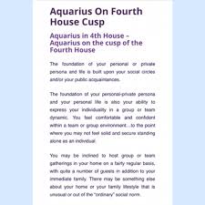 Aquarius On The 4th House Cusp Source Astrology Club Birth Chart Analysis Birth Chart Astrology Mars In Libra
