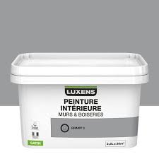 La sélection produits leroy merlin de ce vendredi au meilleur prix ! Peinture Mur Et Boiserie Luxens Granit 3 Satine 2 5 L Leroy Merlin
