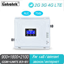 Belum lagi jika ternyata sinyal wifi yang dipasang tidak sampai ke ruang kerja/beajar kamu. Lintratek Ponsel Amplifier Tri Band Repeater 900 1800 2100 Gsm Dcs Wcdma 2g 3g 4g Repeater Lte Sinyal Seluler Booster Untuk Rumah Penguat Sinyal Aliexpress