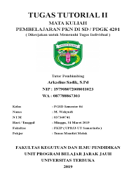 Kami memiliki database lebih dari 122 ribu. Kunci Jawaban Pembelajaran Pkn Di Sd Pdgk4201 Bagian 2 Tahun Ajar