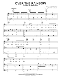 Published by alfred music (ap. Over The Rainbow Sheet Music Judy Garland Piano Vocal Guitar Right Hand Melody