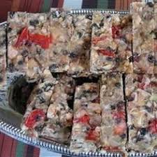 When i was a child, christmas didn't come to our house or grandmomma paul's house without one of these big, beautiful cakes on the counter. Icebox Fruitcake Paula Deen