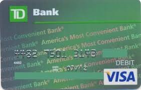 The zydecash savings account is an interest bearing account on balances up to $30,000. Bank Card Td Bank Td Bank United States Of America Col Us Vi 0345